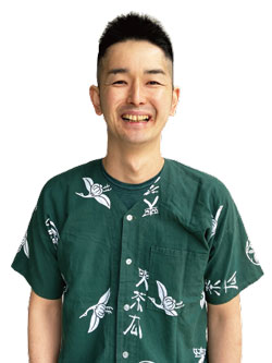葉っピイ向島園・園主　向島和詞さん