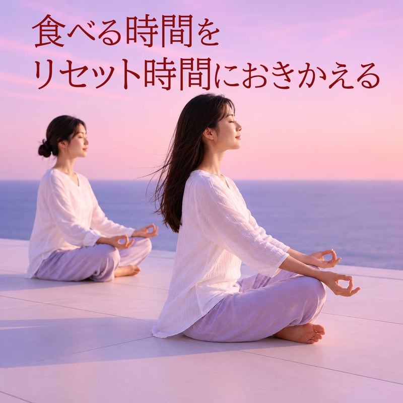 食べる時間をリセット時間に置き換える-岡部流・自宅でできる！体質別プチ断食を学ぶ！